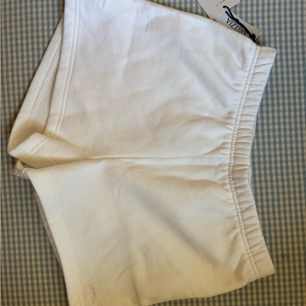 Aritzia White Athletic Shorts